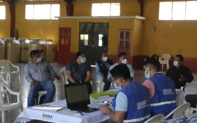 COPADEH en Baja Verapaz atiende caso de hidroeléctrica Jumina en Purulha