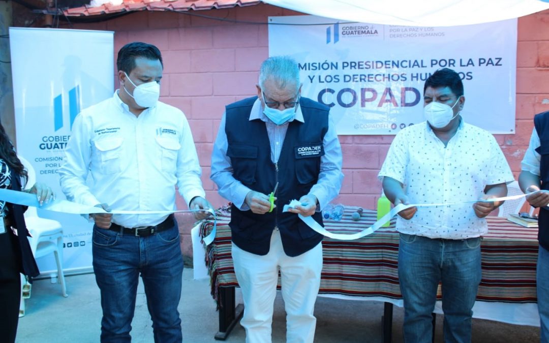 Director ejecutivo de COPADEH inaugura sede en Soloma Huehuetenango