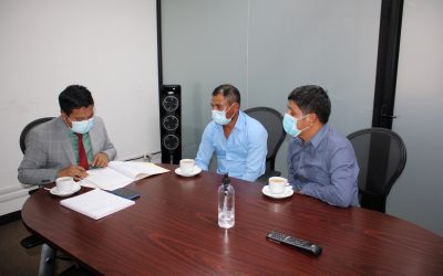COPADEH se reúne con representantes del caso de derecho de servidumbre
