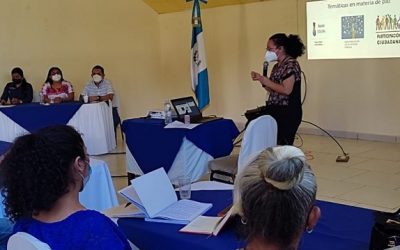 Imparten taller Desarrollo Económico Local para la Consolidación de la Paz