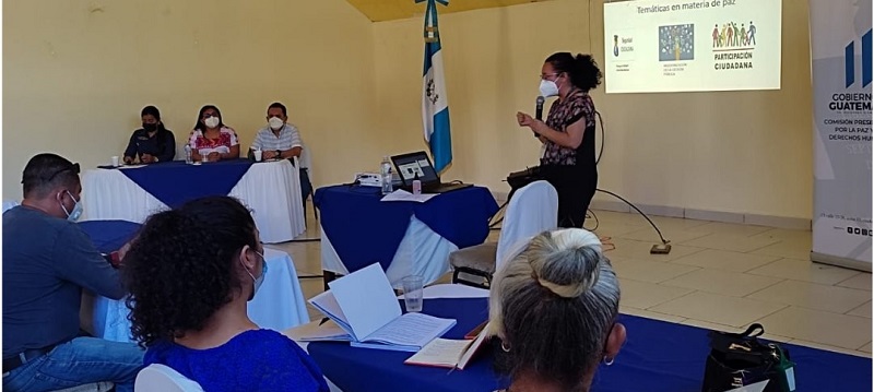 Imparten taller Desarrollo Económico Local para la Consolidación de la Paz