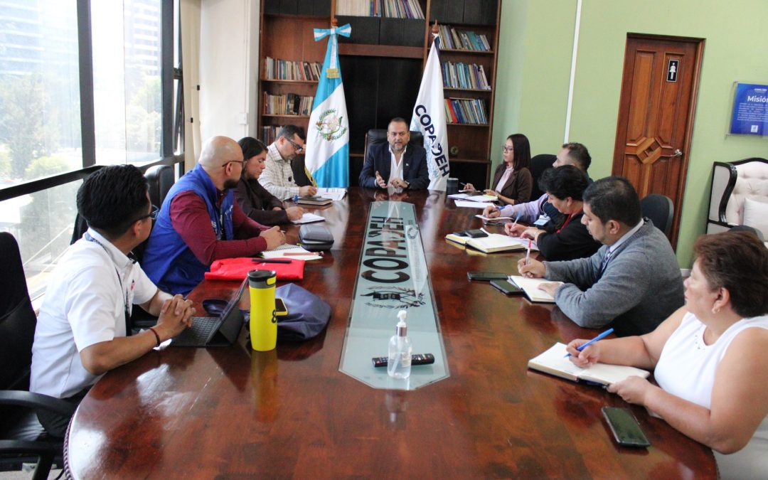 COPADEH lidera mesa de trabajo interinstitucional en materia de Derechos Humanos en Plan Nacional de Respuesta