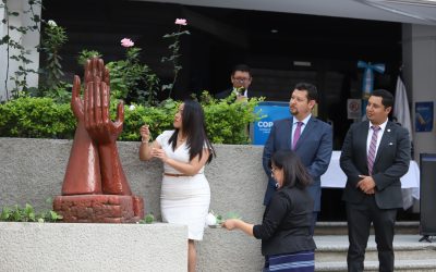 CONJUVE «Embajador de la Paz» realiza cambio de Rosa Copadeh
