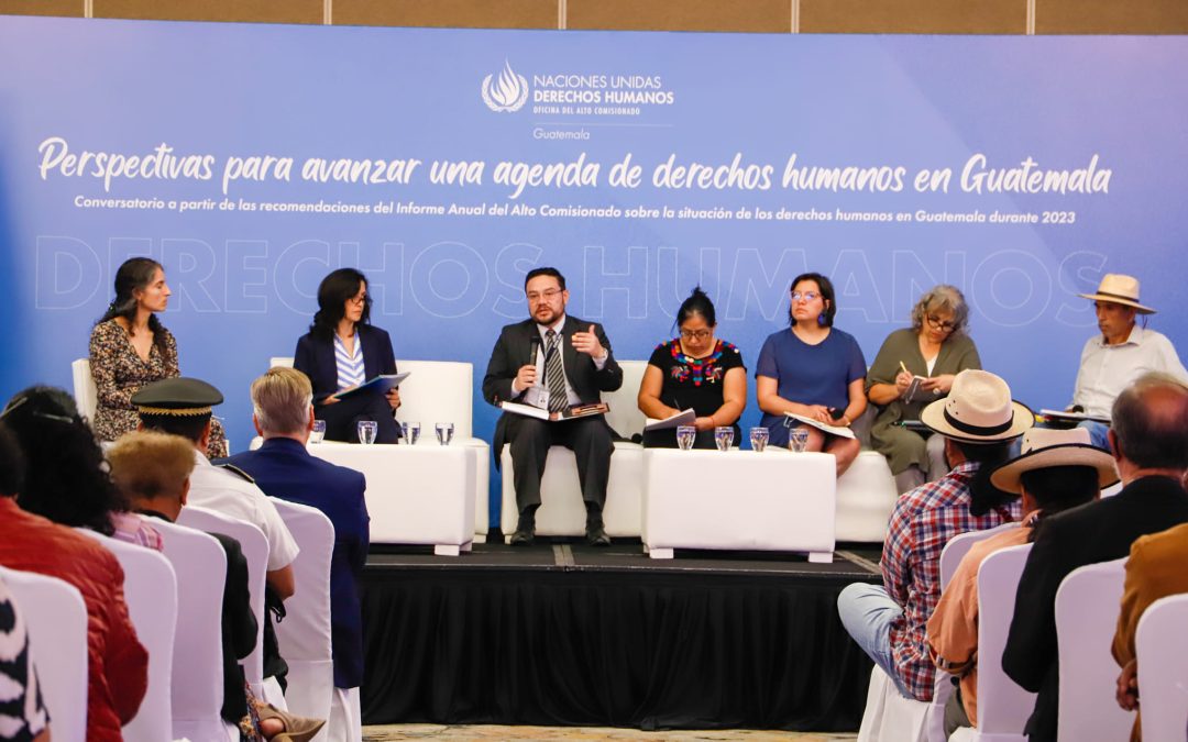 Participación en foro sobre perspectivas para avanzar una agenda de derechos humanos en Guatemala