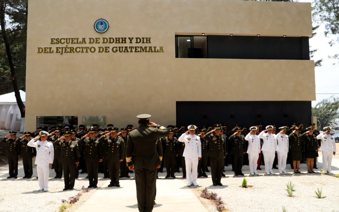 Inauguración de la Escuela de DDHH y DIH del Ejército de Guatemala