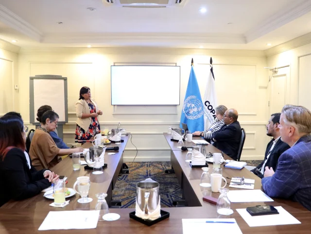 Autoridades de COPADEH participaron hoy en la octava junta del proyecto "Promoviendo la gestión del entorno social, político e institucional para contribuir a disminuir la conflictividad agraria en el Valle del Polochic" suscrito con @fao y @oacnudh_gt donde se presentó y válido el informe Semianual 2025. Asimismo, asistieron autoridades de @segeplan