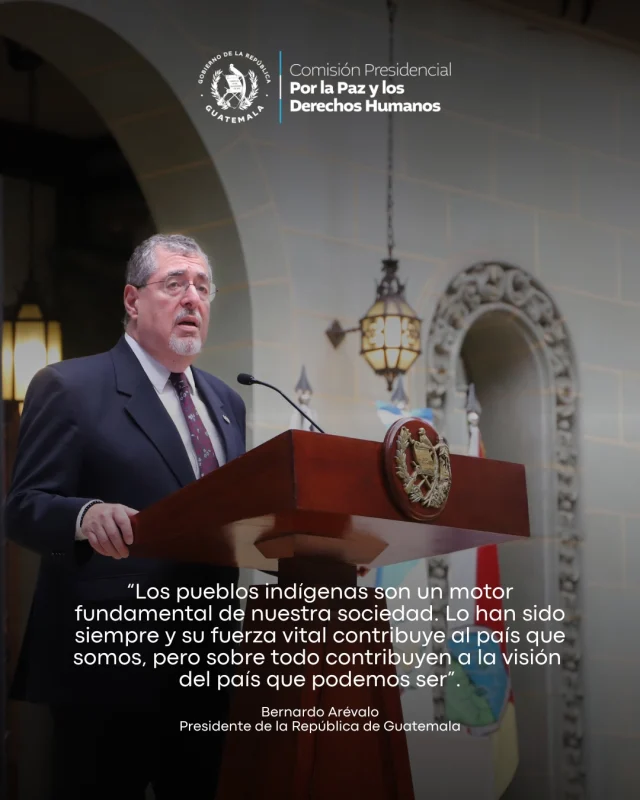 Palabras del Presidente @bernardoarevalogt, durante el foro interinstitucional en el marco del Día Nacional e Internacional de los Pueblos Indígenas.

#DIPI2025 #PueblosIndígenas